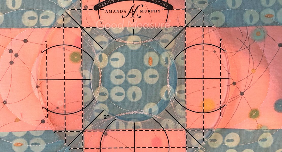 Rulerwork for Beginners Part three stitching circles
