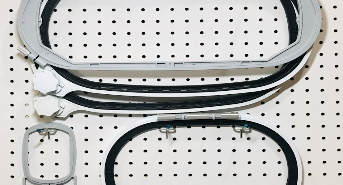 selection of BERNINA hoops
