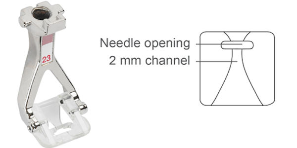 Clear Applique Foot #23