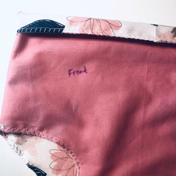 Reversible Bloomer Tutorial: choose which side will show contrasting fabric