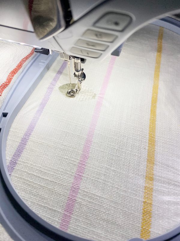 Embroidery Dish Cloth Tutorial: Embroider