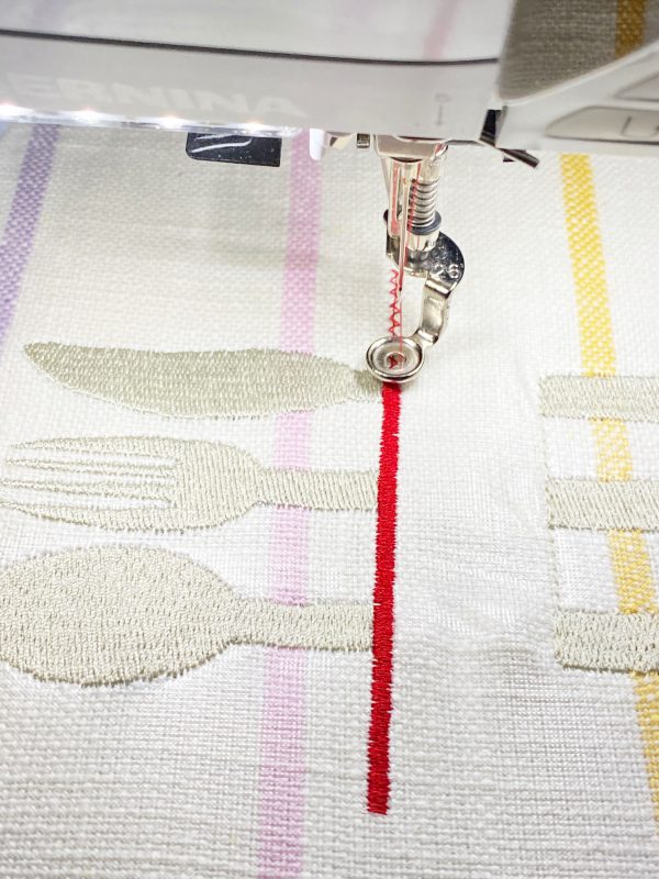 Embroidery Dish Cloth Tutorial: Embroider