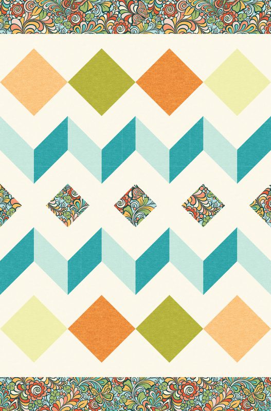 Diamonds Quilt Along with BERNINA Q16