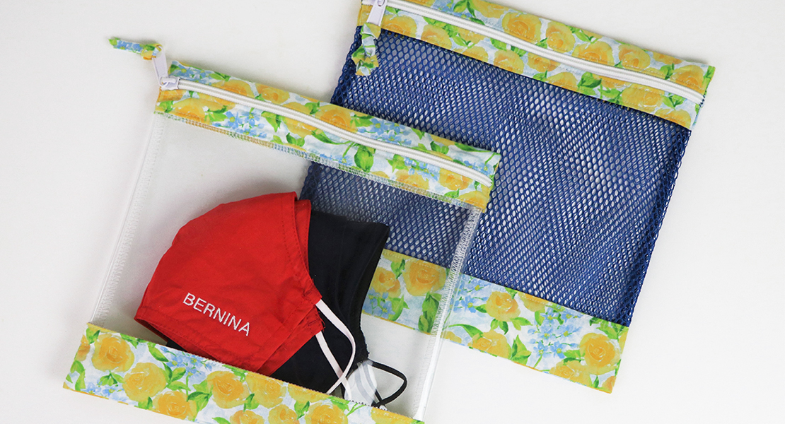 Mask Bag on a Serger