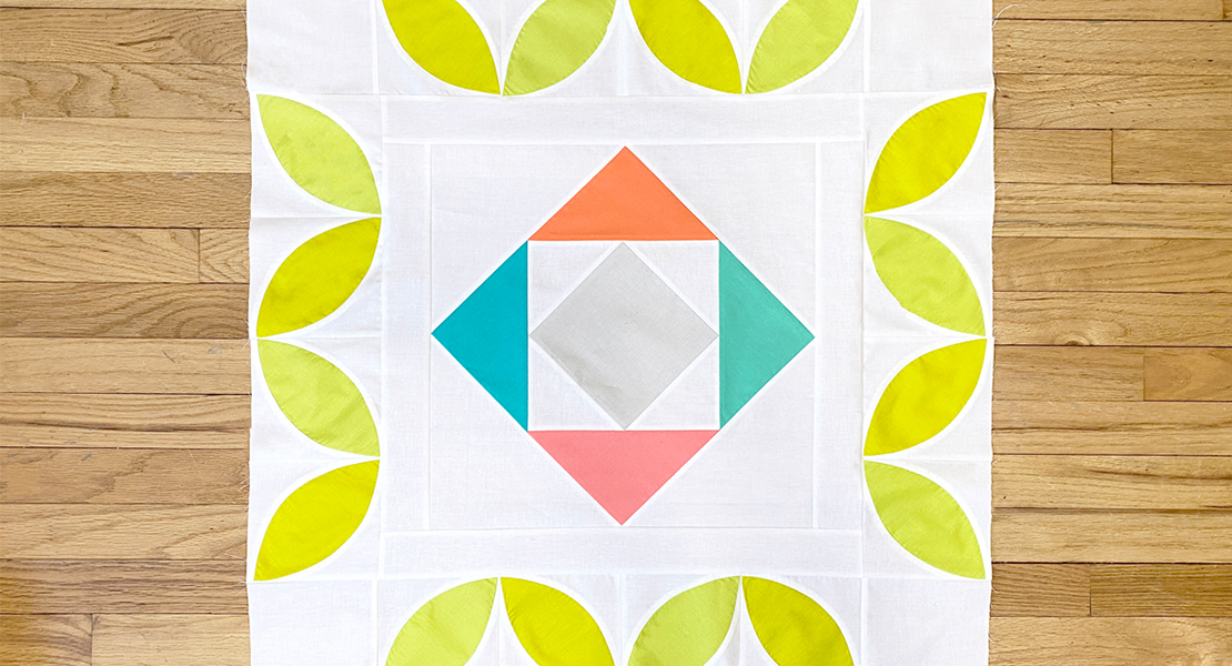 Passiflora quilt along part three