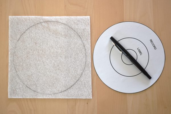 45 RPM Record Coaster Tutorial