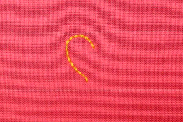 Free Motion Quilt Hearts in a Border - Left Half