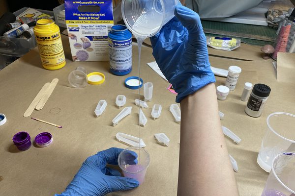 Silicone Embellishments: Mixing the Silicone
