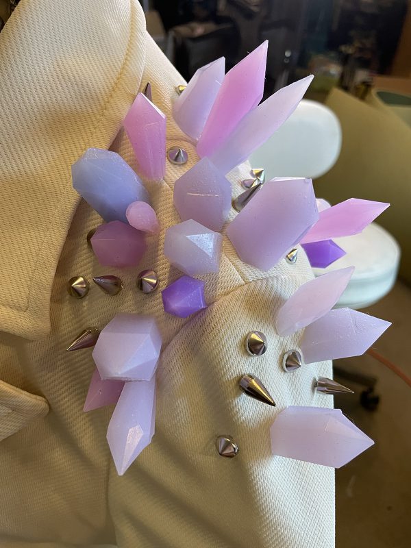 Silicone Embellishments: adding studs and crystals