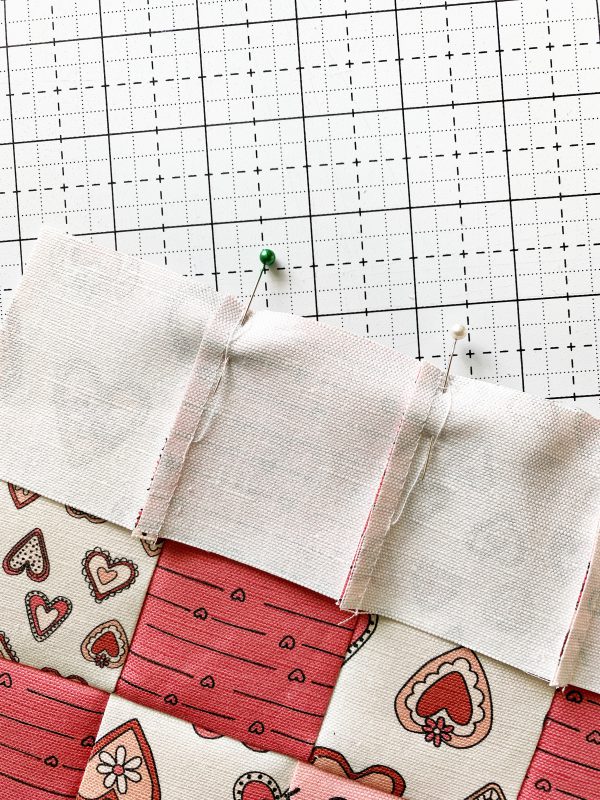 Sew the squares together