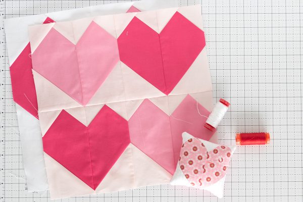 Patchwork Heart Pincushion