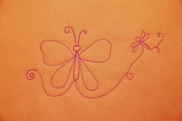 Learn to Free-motion Quilt - Butterflies