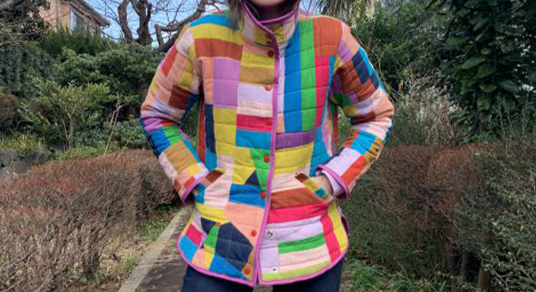 How to Make a Quilted Jacket with Scraps BERNINA WeAllSew Blog Feature 1100x600
