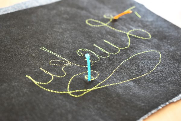 How To Make Patches with Free-motion Couching by Erika Mulvenna