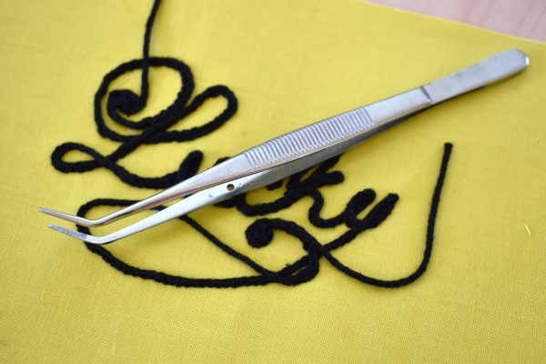 How To Make Patches with Free-motion Couching by Erika Mulvenna