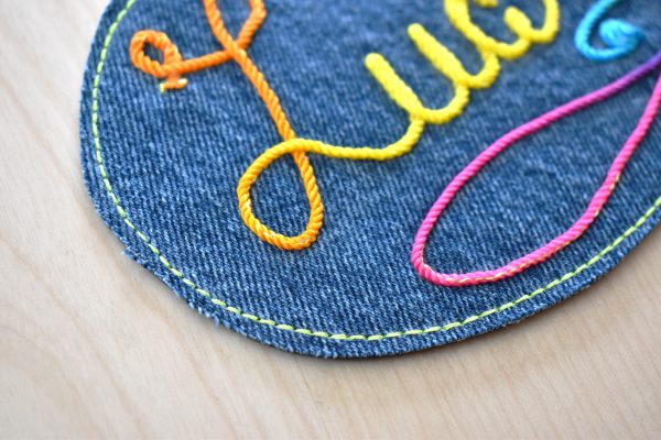 How To Make Patches with Free-motion Couching by Erika Mulvenna