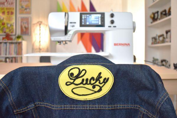 How To Make Patches with Free-motion Couching by Erika Mulvenna