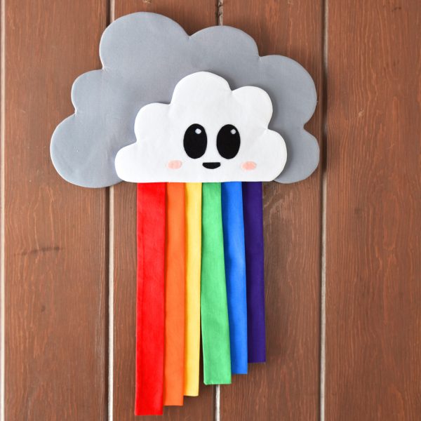 Rainbow Door Hanger by Erika Mulvenna for WeAllSew