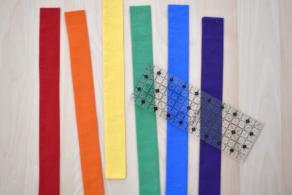 Rainbow Door Hanger by Erika Mulvenna for WeAllSew