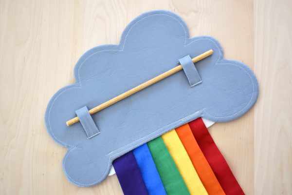 Rainbow Door Hanger by Erika Mulvenna for WeAllSew