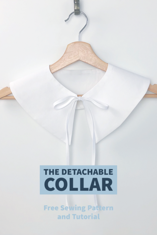 The Detachable Statement Collar Tutorial BERNINA WeAllSew Blog 735 x 1102