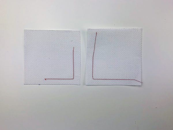 Detachable Collar Tutorial: maintaining grain while stitching