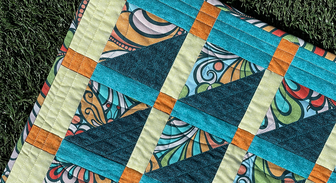 Diamonds Quilt Along Part 7 Diamonds Bonus Pillow BERNINA WeAllSew Blog Feature 1100x600