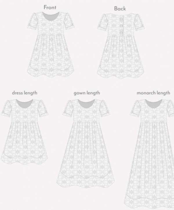 Little Lizard King Dress Silhouettes