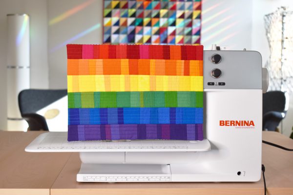Pride Flag Mini Quilt Tutorial by Erika Mulvenna