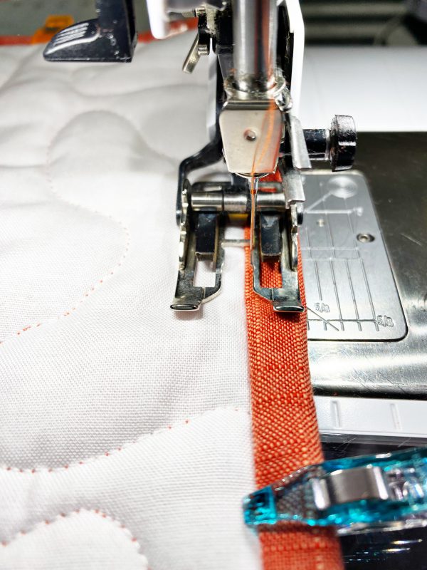 Sewing and Quilting a Wholecloth Baby Quilt: Adding the Binding