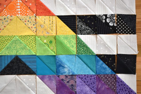 Straight Ally Pride Quilt Tutorial by Erika Mulvenna