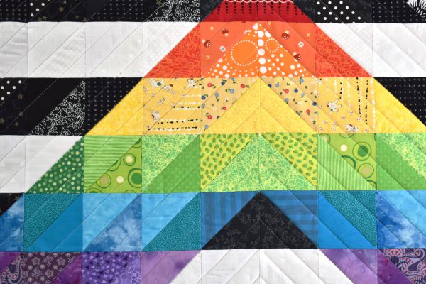 Straight Ally Pride Quilt Tutorial part 2 by Erika Mulvenna