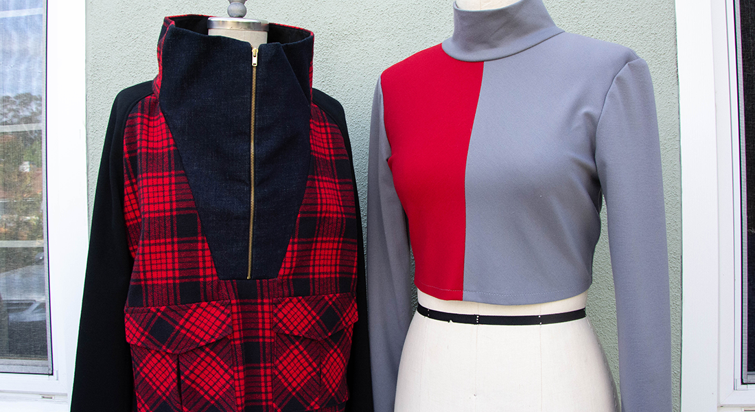 Tips for Sewing Knits without a Serger BERNINA WeAllSew Blog Feature 1100x600