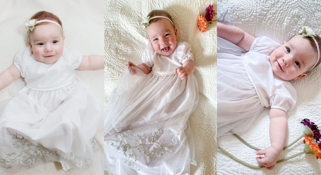 Wedding Dress to Christening Gown Part 3 Construction BERNINA WeAllSew Blog Feature 1100x600