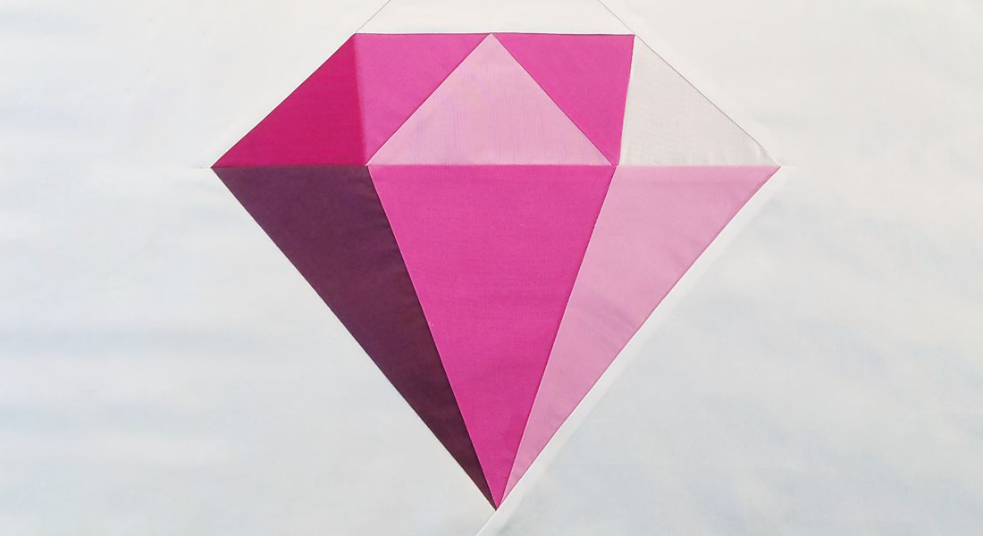 Gemstone Quilt Block BERNINA WeAllSew Blog Feature 1100x600
