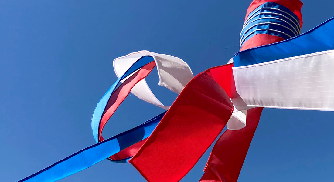 How to Make a Windsock with a Serger BERNINA WeAllSew Blog Feature 1100x600