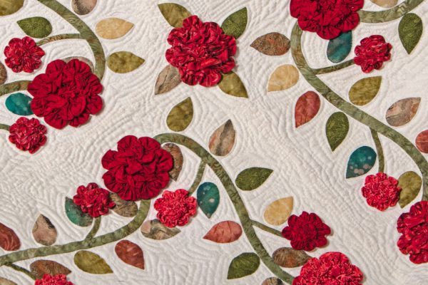 Ruched flowers