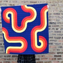 Curvy Lines Quilt Tutorial by Erika Mulvenna