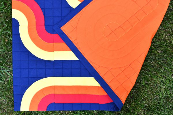 Curvy Lines Quilt Tutorial by Erika Mulvenna
