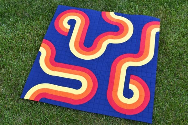 Curvy Lines Quilt Tutorial by Erika Mulvenna