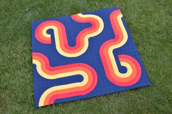 Curvy Lines Quilt Tutorial by Erika Mulvenna