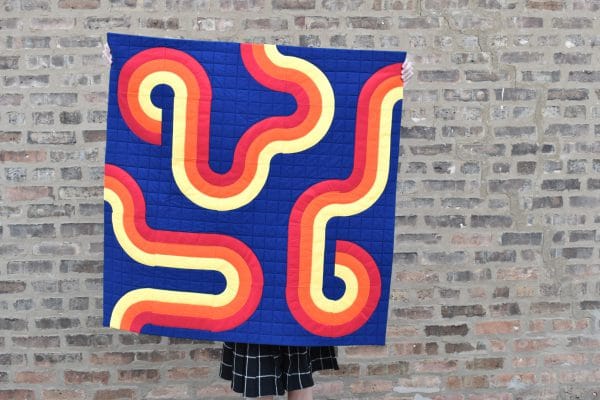 Curvy Lines Quilt Tutorial by Erika Mulvenna