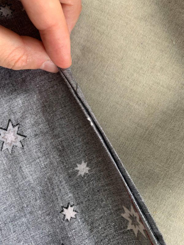 Seam Finishes Sampler Mock French Seams Step 4