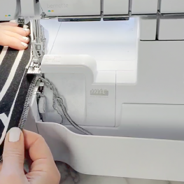 Tips for Sewing a Basic Tee - Neckband BERNINA WeAllSew Blog Feature 1100x600