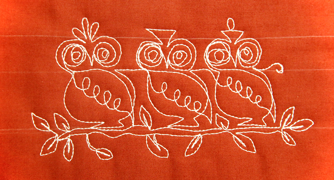 How to Quilt an Owl FMQ Tutorial BERNINA