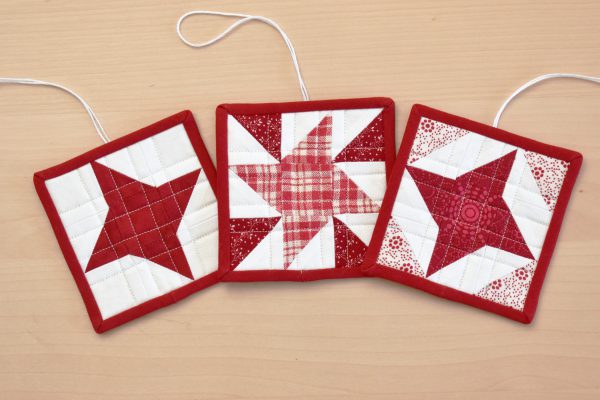 How to Make Mini Patchwork Ornaments, Part