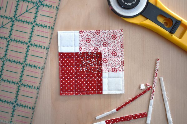 How to Make Mini Patchwork Ornaments by Erika Mulvenna