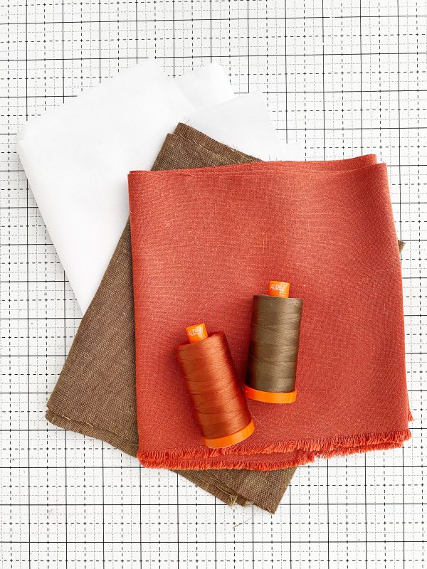 How to Sew and Embroider Give Thanks Placemats: Materials