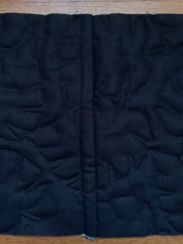 Bound Seams on Right Side
