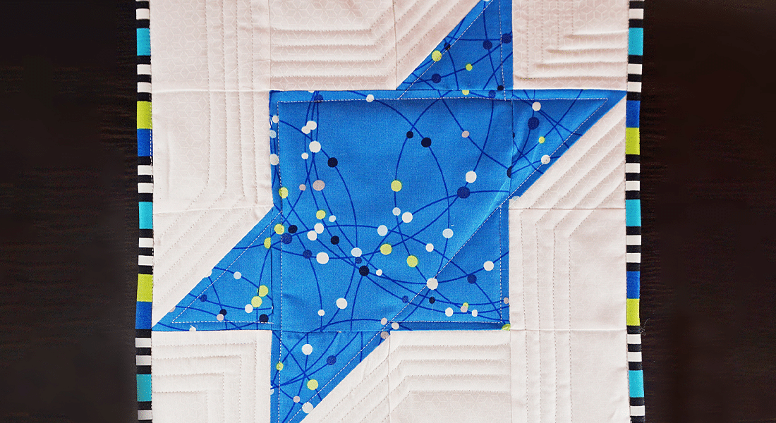 Star of David Hanukah Mug Rug BERNINA WeAllSew Blog Feature 1100x600